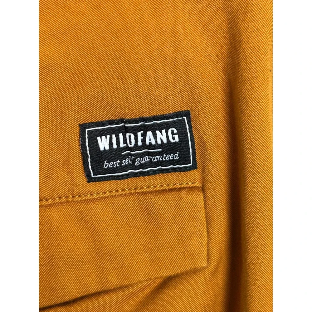 Wildfang The‎ Essential Trouser Burnt Orange Ochre Cotton Stretch Pants Size 4
